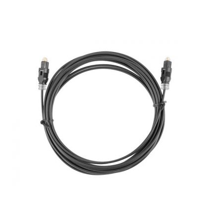 Lanberg Cable de audio digital óptico Toslink CA-TOSL-10CC-0020-BK 2m negro